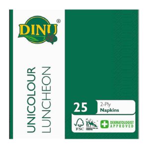 Guardanapo Dinu Luncheon 2F - Dark Green  25 Unid.