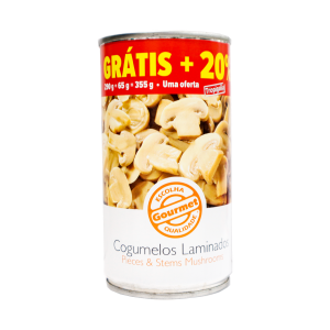 Cogumelos  Gourmet  Laminados (290g + 65g grátis)