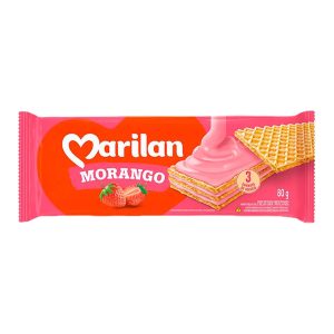 Bolacha Wafer Morango Marilan (115g)