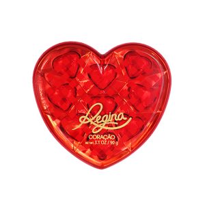 Bombons Regina Coração com Chocolate e Amêndoas (90g)