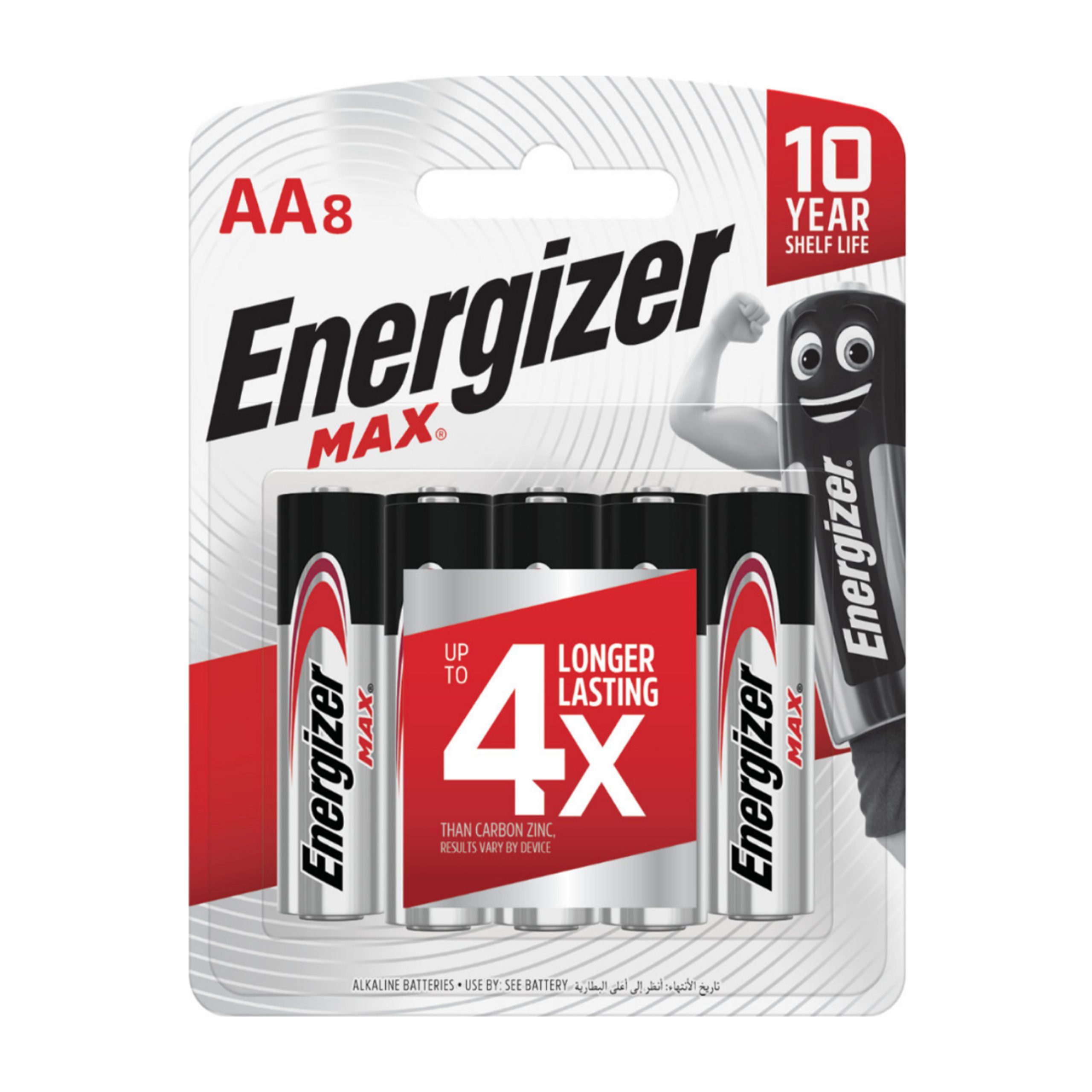Pilha Energizer AA BP:8