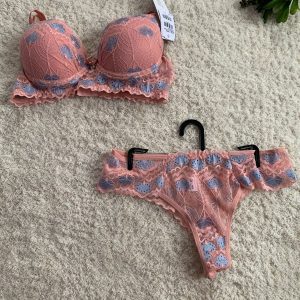 Lingerie Malú Confort (rosa com detalhes em azul) T:P,M,G